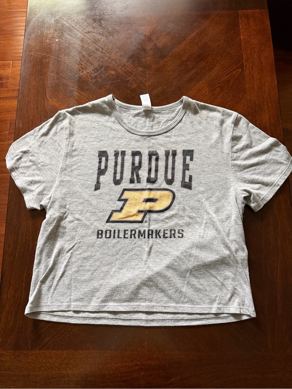 Purdue Boilermakers Cropped Tee
